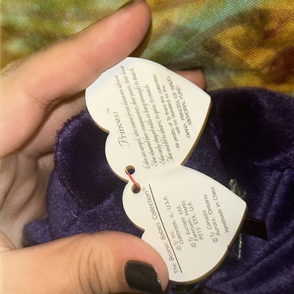 Perfect condition rare princess beanie baby collectable - Picture 2 of 2